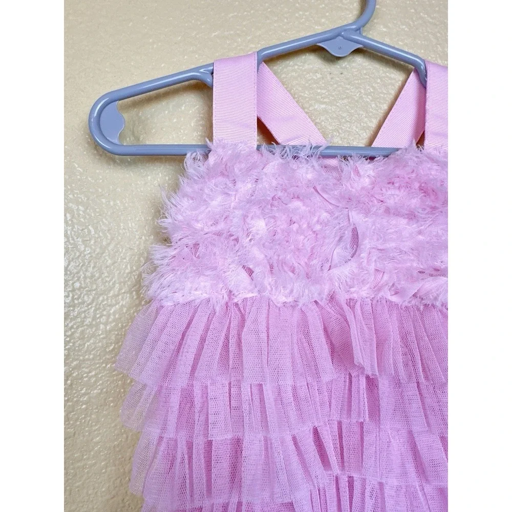 MudPie Baby Girls Lil' Cupcake One Piece Dress 0-6M NWT